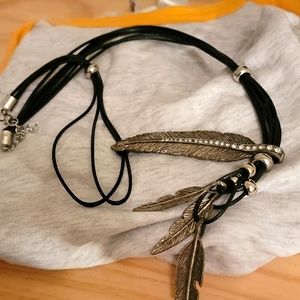 Boho Feather necklace